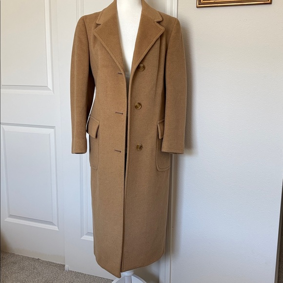 VTG EUC Women’s car coat size small Classic Tan old money Ralph Lauren fall - Picture 2 of 10